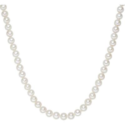 Valero Pearls Naszyjnik z pereł srebro wysokiej próby Perła hodowlana słodkowodna srebrny Naszyjniki 1 ct Damski