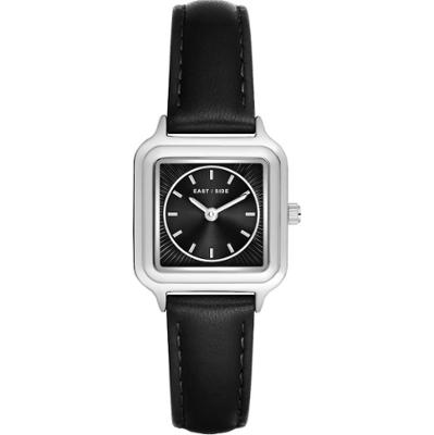 EASTSIDE Zegarek kwarcowy Skóra naturalna Czarny Zegarki damskie 1 ct Damski