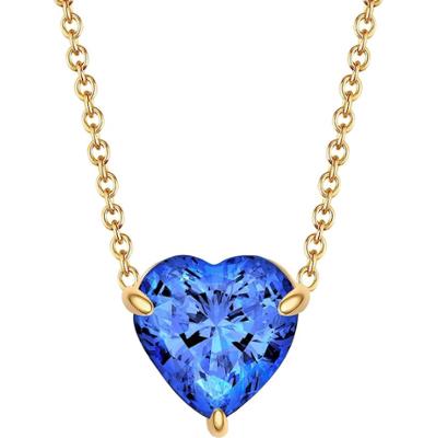 EASTSIDE Łańcuszek Serce Stal nierdzewna Żółte złoto Naszyjniki 1 ct Damski