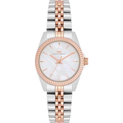 Rhodenwald & Söhne Zegarek kwarcowy Cassina Srebro/różowe złoto Stal nierdzewna Srebro/różowe złoto Zegarki damskie 1 ct Damski