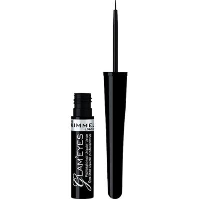 Rimmel London Rimmel Glameyes Professional eyeliner w płynie nr 002 - Brown Velvet, 3,5ml Eyelinery 4 ml 001