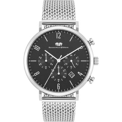 Rhodenwald & Söhne Chronograf Arakon Srebrny Stal nierdzewna Srebrny Zegarki damskie 1 ct Męskie