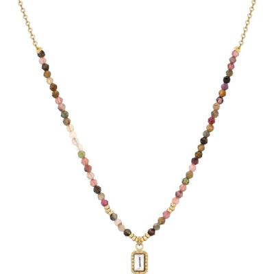 EASTSIDE Łańcuszek Stal nierdzewna Żółte złoto Naszyjniki 1 ct Damski