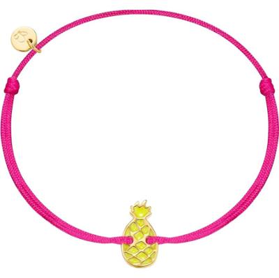 Glanzstücke München Bransoletka Ananas Tkanina Żółte złoto Bransoletki 1 ct Damski