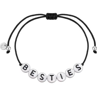Glanzstücke München Bransoletka BESTIES z srebra próby 925 w kolorze srebrnym Bransoletki 1 ct Damski