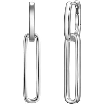 Glanzstücke München Kolczyki z Srebro wysokiej próby w Srebrny Kolczyki koła 1 ct Damski