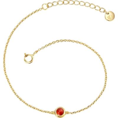 Glanzstücke München Bransoletka z Srebro wysokiej próby w Żółte złoto Bransoletki 1 ct Damski