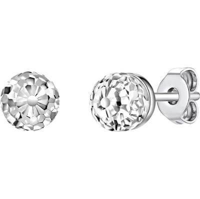 Rafaela Donata Kolczyki sztyfty z kryształkami Swa srebro wysokiej próby zdobiony kryształkami Swarovski® srebrny 1 ct Damski