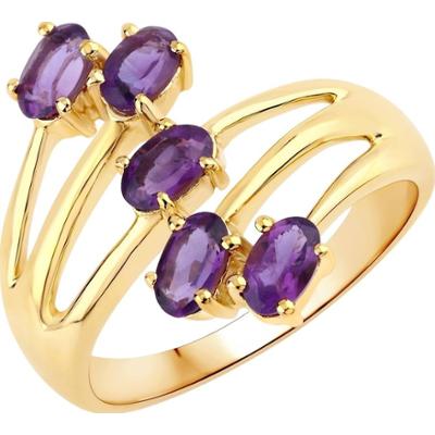 Rafaela Donata Pierścionek Srebro wysokiej próby Żółte złoto Pierścionki 1 ct Damski