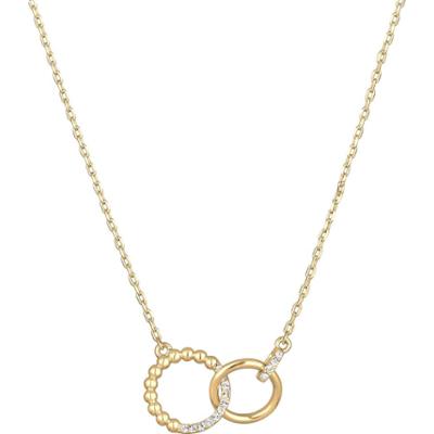 Elli Damskie pierścionki z wisiorkami Elegancka kula przeplatana srebrnymi kryształkami Naszyjniki 1 ct