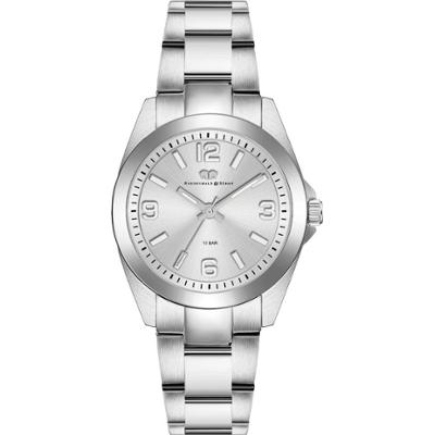 Rhodenwald & Söhne Zegarek kwarcowy Majestia Stal nierdzewna Srebrny Zegarki damskie 1 ct Damski