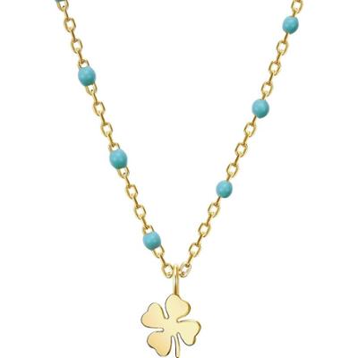 Glanzstücke München Naszyjnik srebrny srebro wysokiej próby żółte złoto Naszyjniki 1 ct Damski