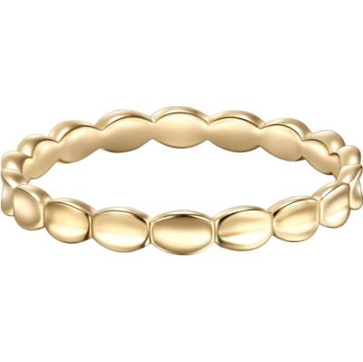 Glanzstücke München Srebrny pierścionek srebro wysokiej próby żółte złoto Pierścionki 1 ct Damski