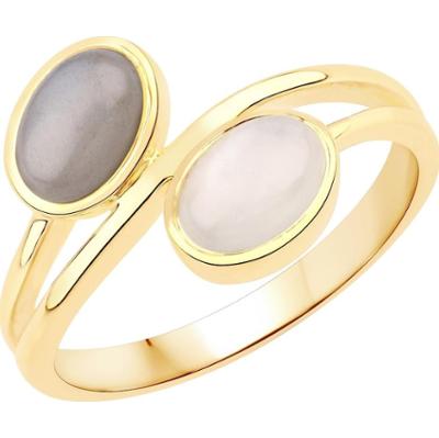 Rafaela Donata Pierścionek Srebro wysokiej próby Żółte złoto Pierścionki 1 ct Damski