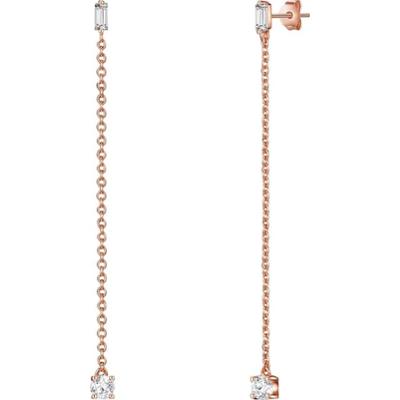 Glanzstücke München Kolczyki wiszące srebrne srebro wysokiej próby Cyrkonia srebrny 1 ct Damski