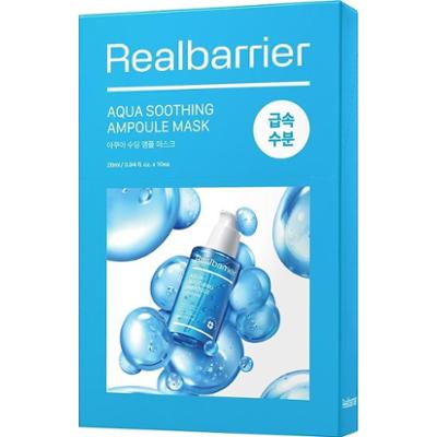 Real Barrier Aqua Soothing Ampoule Mask intensywnie nawilżająca, łagodząca maska w płacie Maseczki w płachcie 280 ml