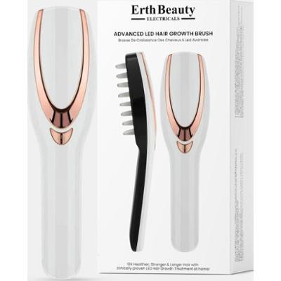 ErthSkin London Zaawansowana szczotka LED do wzrostu włosów Oczyszczanie skóry głowy 1 ct Damski
