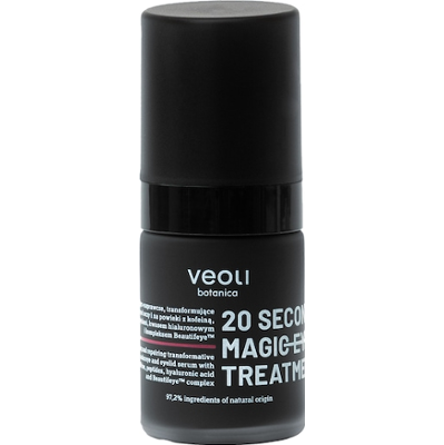 Veoli Botanica 20 SECONDS MAGIC EYE TREATMENT Liftingująco-naprawcze, transformujące serum pod oczy i na powieki Serum nawilżające 15 ml