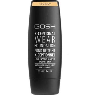 Gosh Copenhagen X-Ceptional Wear Foundation Long Lasting Makeup Podkłady 30 ml 18 Sunny