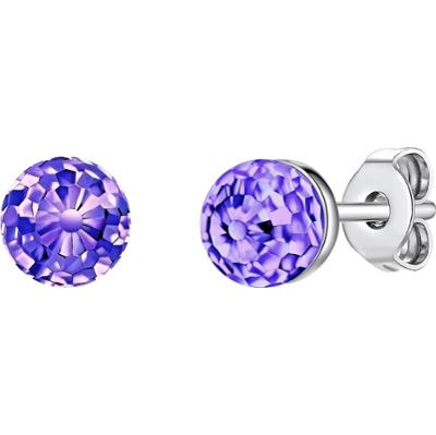 Rafaela Donata Kolczyki sztyfty z kryształkami Swa srebro wysokiej próby zdobiony kryształkami Swarovski® srebrny 1 ct Damski