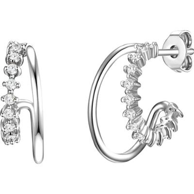 Glanzstücke München Kolczyki z Srebro wysokiej próby w Srebrny 1 ct Damski