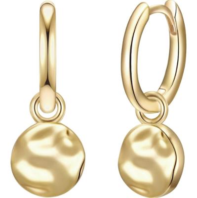 Glanzstücke München Kolczyki Okrag z Srebro wysokiej próby w Żółte złoto 1 ct Damski