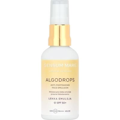 Sensum Mare ALGODROPS innowacyjna lekka emulsja ochronna przeciw fotostarzeniu Ochrona przeciwsłoneczna 50 ml