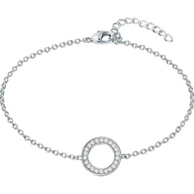 Rafaela Donata Bransoletka z kryształkami Swarovsk srebro wysokiej próby zdobiony kryształkami Swarovski® srebrny Bransoletki 1 ct Damski