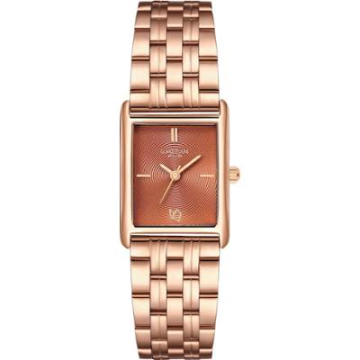 Glanzstücke München Zegarek na reke ze stali nierdzewnej w kolorze rózowego zlota Zegarki damskie 1 ct Damski