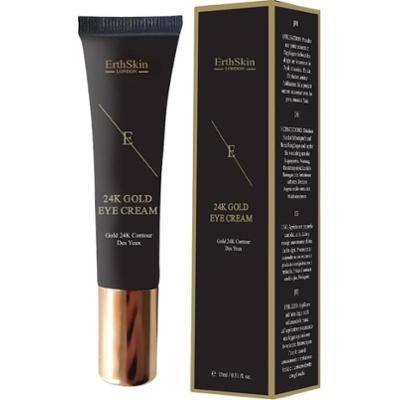 ErthSkin London Krem pod oczy 24-karatowe złoto Kremy pod oczy 15 ml Damski