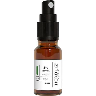 HERBLIZ Olej CBD Sativa 5% Witaminy i substancje witalne 10 ml