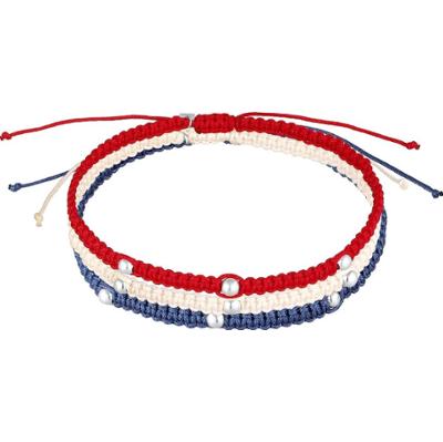 KUZZOI Męski zestaw Football Fan Germany z nylonu ze srebra próby 925 Biżuteria męska 1 ct Męskie