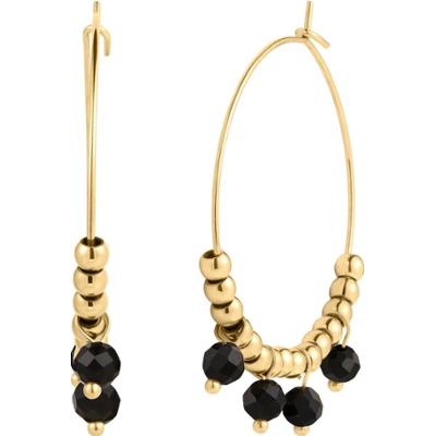 EASTSIDE Kolczyki Stal nierdzewna Żółte złoto 1 ct Damski