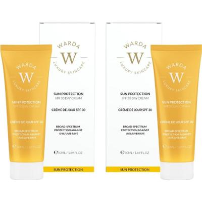 WARDA LUXURY SKINCARE Duet kremów SPF30 Ochrona przeciwsłoneczna 100 ml Damski
