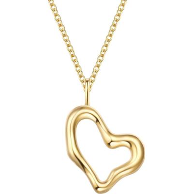 Glanzstücke München Łańcuszek Srebro wysokiej próby Żółte złoto Naszyjniki 1 ct Damski