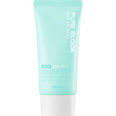 A'Pieu Pure Block Aqua Sun Gel Ex Spf50+/Pa+++ Ochrona przeciwsłoneczna 50 ml