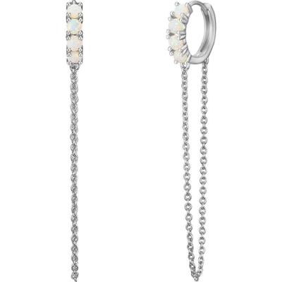 Glanzstücke München Kolczyki z Srebro wysokiej próby w Srebrny 1 ct Damski