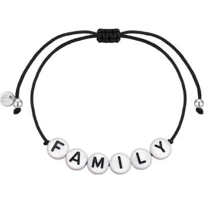 Glanzstücke München Bransoletka FAMILY z srebra próby 925 w kolorze srebrnym Bransoletki 1 ct Damski