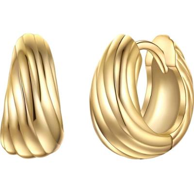 Rafaela Donata Kolczyki z Srebro wysokiej próby w Żółte złoto 1 ct Damski