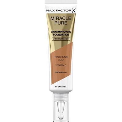 Max Factor Max Factor Miracle Pure - rozświetlający podkład odżywczy 80 Bronze, 30ml Korektory 85 Caramel