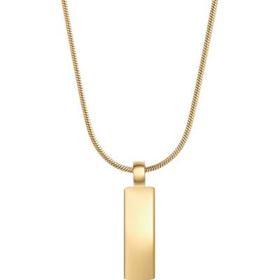 True Rebels Łańcuszek Stal nierdzewna Żółte złoto Naszyjniki 1 ct Męskie