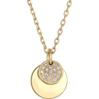 Elli Damski wisiorek Elegancki srebrny z kryształkami Naszyjniki 1 ct