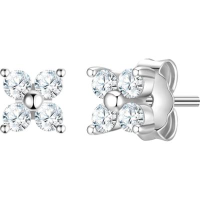 Glanzstücke München Kolczyki Kwiat z Srebro wysokiej próby w Srebrny 1 ct Damski