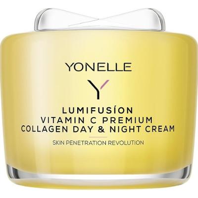 YONELLE LUMIFUSION Kolagenowy Krem Na Dzień I Na Noc Z Witaminą C Premium Kremy do twarzy 55 ml Damski