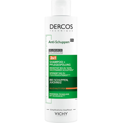 Vichy Dercos Przeciwłupieżowy DS 2w1 Szampony 200 ml