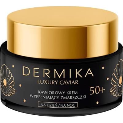 Dermika LUXURY CAVIAR Kawiorowy krem wypełniający zmarszczki 50+ dzień/noc Kremy przeciwzmarszczkowe 50 ml
