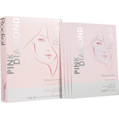 Rodial Pink Diamond Lifting Face Mask 4x20g Maseczki w płachcie 80 g