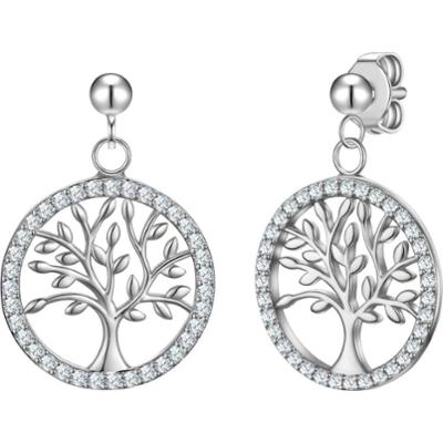 Rafaela Donata Kolczyki Drzewo życia z Srebro wysokiej próby w Srebrny 1 ct Damski