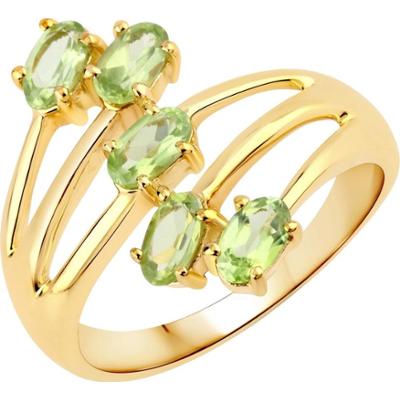 Rafaela Donata Pierścionek Srebro wysokiej próby Żółte złoto Pierścionki 1 ct Damski