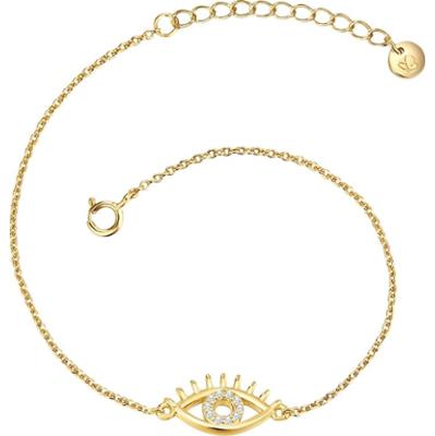 Glanzstücke München Bransoletka Wszechwidzace oko z Srebro wysokiej próby w Żółte złoto Bransoletki 1 ct Damski
